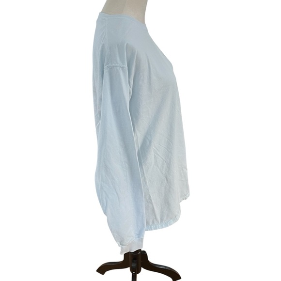 Comfort Wash Men’s Medium Light Blue Long Sleeve Tee Shirt Cotton Truro Vineyard - Picture 2 of 6